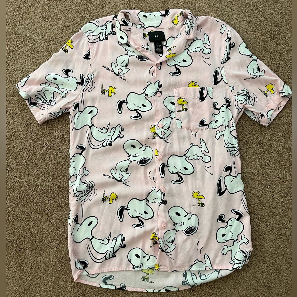 Snoopy Button Down